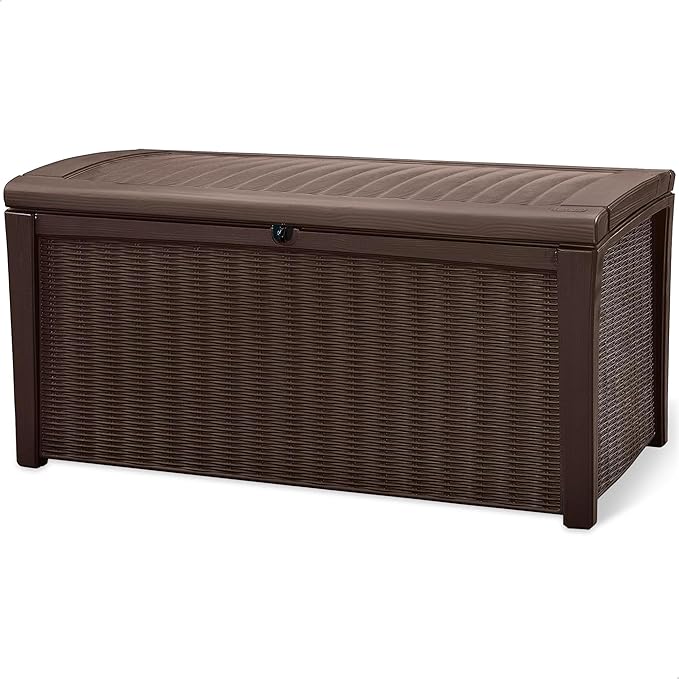 Keter Borneo 110 Gallon Resin Deck Box by Keter