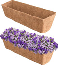 Halatool 2 Pack 30 Inch Window Box Liners Pre-Formed Trough Coconut Liner by HALATOOL