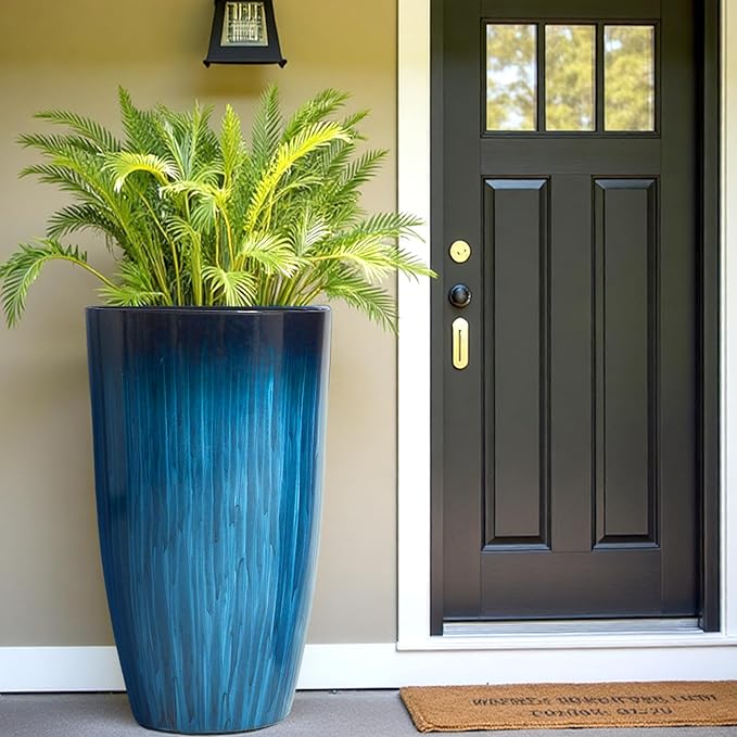 Worth Garden 20" H. Large Plastic Planters - Image 2