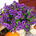 Artificial Flowers for Outdoor, UV Resistant Fake Silk Flowers, Realistic Faux by Welcometothetrytuny