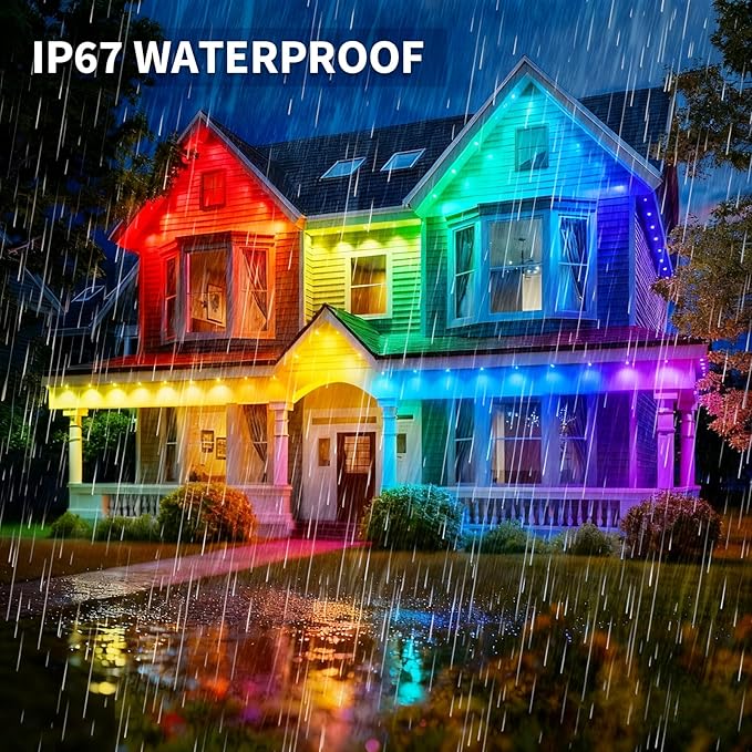 Permanent Outdoor Lights, 200ft Smart Eave Lights - Image 2