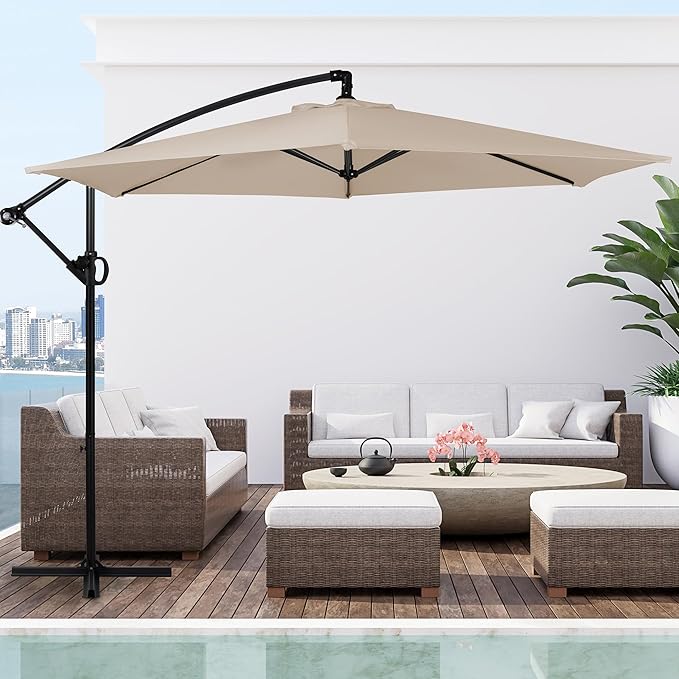 Shintenchi Patio Offset Umbrella - Image 2