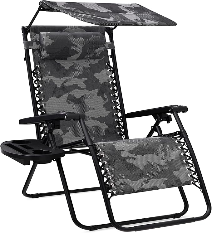 Best Choice Products Folding Zero Gravity Outdoor Recliner Patio Lounge Chair by BestChoiceProducts