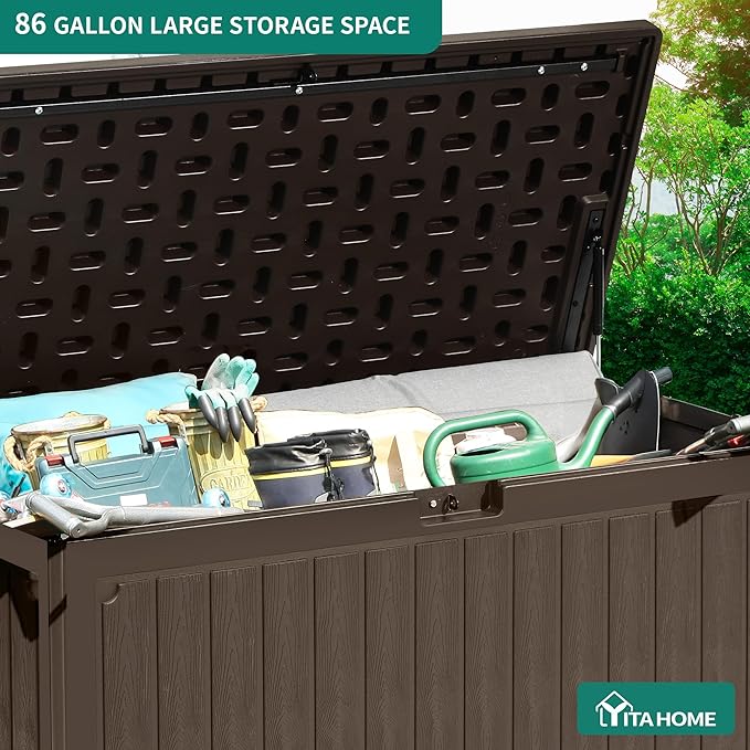 YITAHOME 90 Gallon Large Deck Box - Image 3