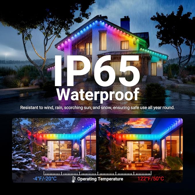 NEEWER 144ft Permanent Outdoor Lights - Image 6