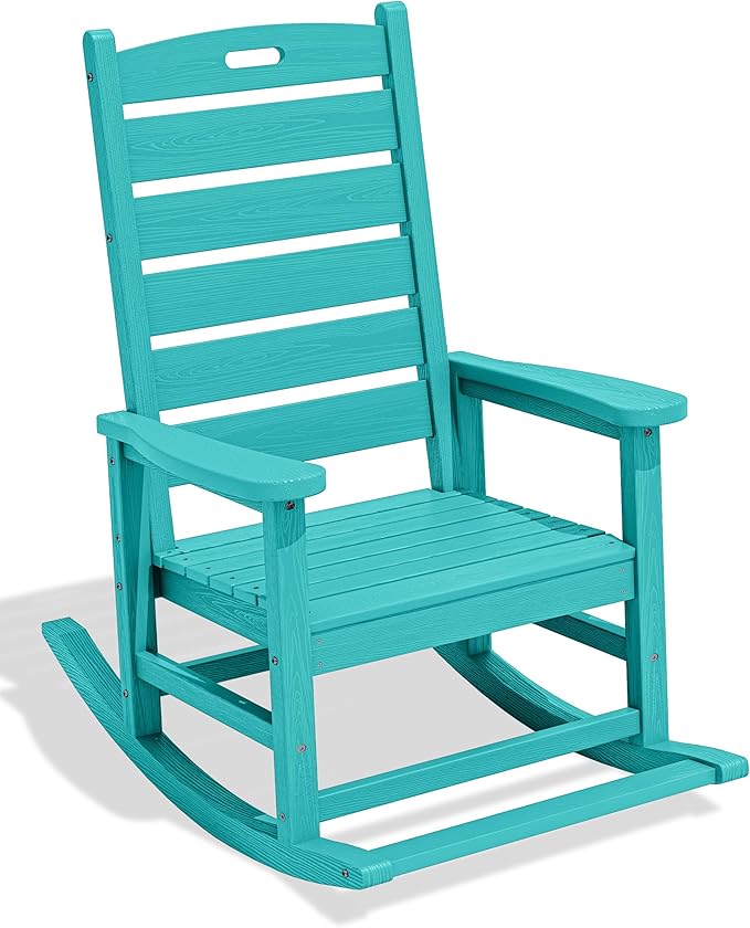 SERWALL Outdoor Rocking Chair, Oversized Rocking Chair by SERWALL
