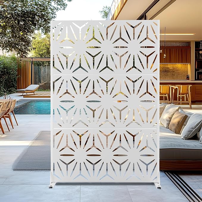 Outdoor Privacy Screen, Freestanding Privacy Fence Panels by FENCY