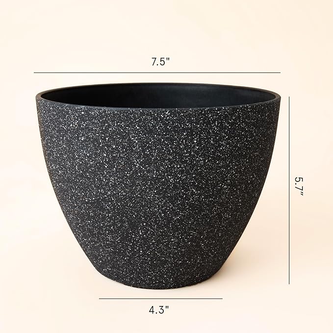 LA JOLIE MUSE Flower Pots Outdoor Garden Planters, Indoor Plant Pots - Image 7
