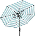 Best Choice Products 10ft Solar Polyester LED Lighted Patio Umbrella w/Tilt by BestChoiceProducts