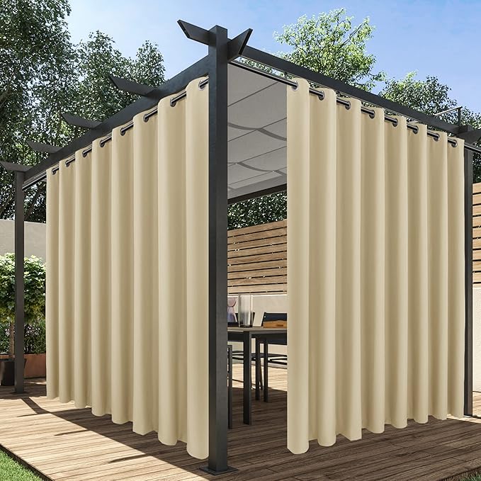 HolidayIdeas Extra Wide Outdoor Curtains - Image 2