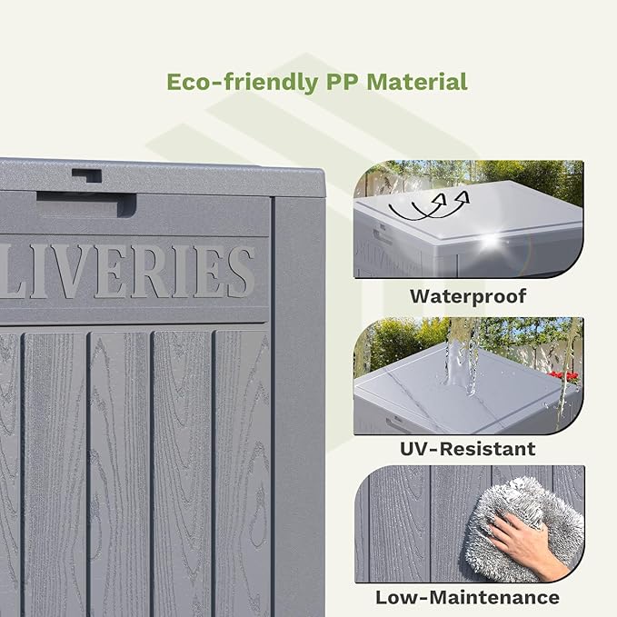 Patiowell 48-Gallon Resin Package Delivery Box - Image 6