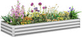 Outsunny Galvanized Raised Garden Bed, by Outsunny