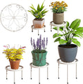 Plant Stand Indoor Outdoor 5 Pack Heavy Duty Metal Stand Multiple Plants by FILWH