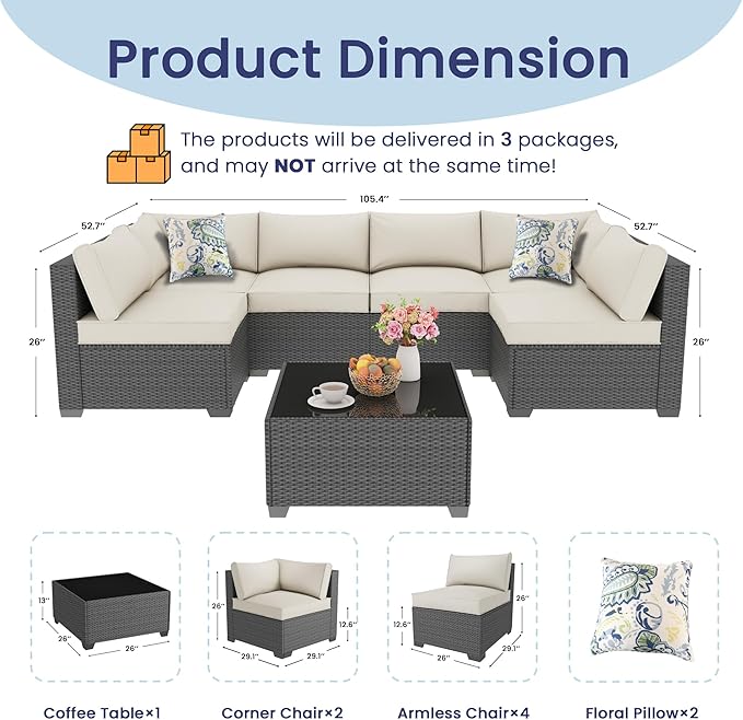 Outdoor Patio Furniture Set - Image 8