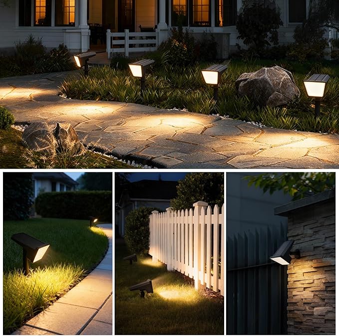 Philips 4 Packs Solar Spot Lights Outdoor Waterproof, 28 LED 3000K Solar - Image 8