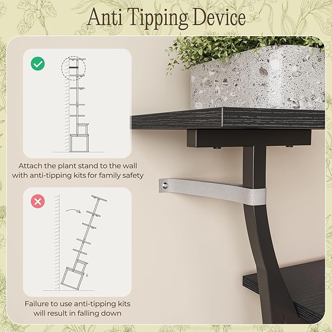 PRAISUN 51.3 Inch Plant Stand - Image 6