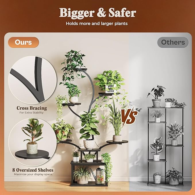 PRAISUN 51 Inch Plant Stand - Image 5