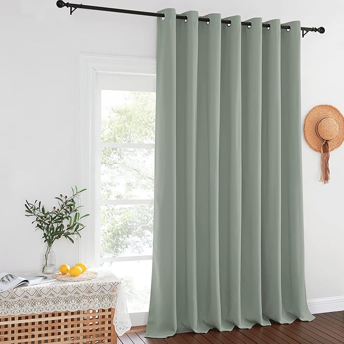 NICETOWN Sage Green Blackout Curtains - Image 8