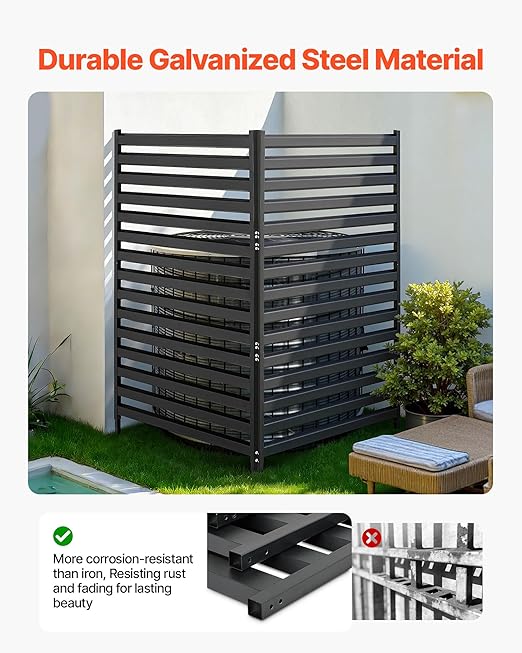 VEVOR Metal Privacy Screen, Garden Divider Panel - Image 5
