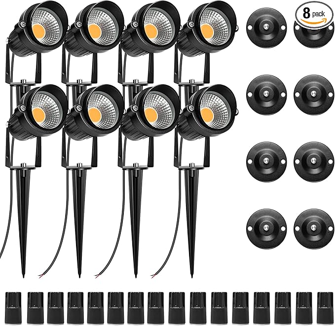 LightingWill 5W Landscape Lighting, Warm White 3000K-3500K, DC 12V LED Low by LightingWill