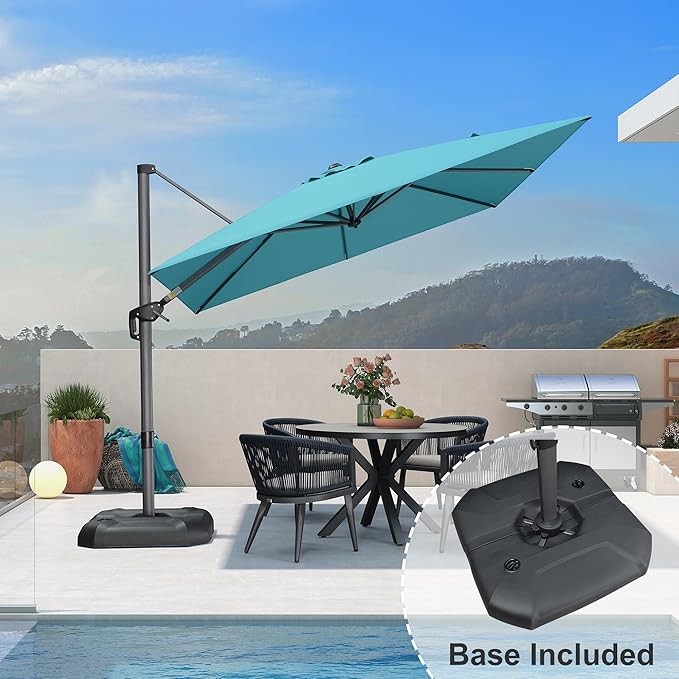 PURPLE LEAF Cantilever Umbrella - Image 3