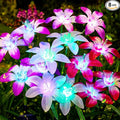 Solar Garden Lights Outdoor, 8 Pack Blooming Lily Solar Flowers Outdoor by AHAORIGIN