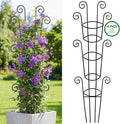 4 Pack 43 Inch Metal Plant Trellis by Qiaokaiyan