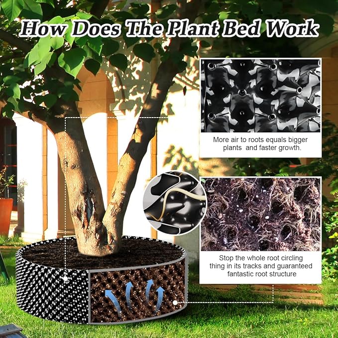 60 Gallon Air Pruning Container, Raised Garden Bed New Plastic Nursery Pot - Image 3