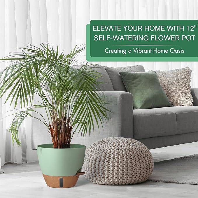 12/10/8 Inch Self Watering Pots - Image 2
