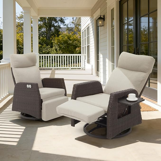 Adjustable Outdoor Recliner Chair by Unknown