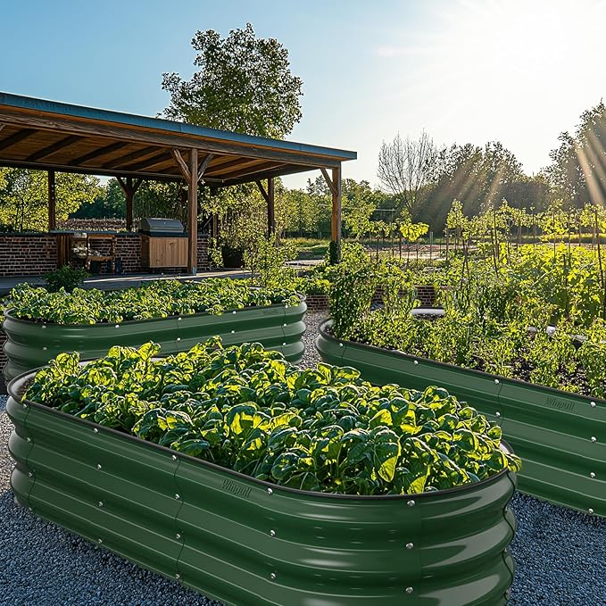 Raised Garden Bed Kit, Large Metal Raised Beds - Image 7