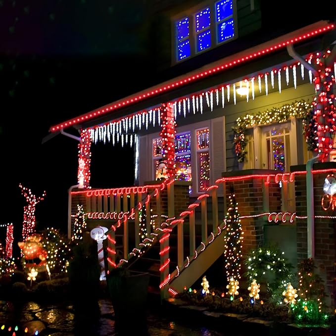100ft LED Rope Lights Outdoor, 720 LED Connectable and Flexible Tube Lights - Image 5