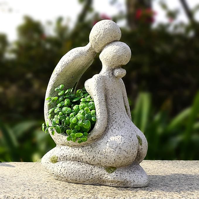 Unique Planters for Indoor Outdoor Plants Head Face Planter Pot Large Succulent - Image 2