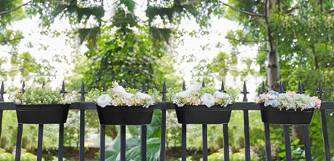 Dahey 4 Pcs Metal Hanging Flower Pots - Image 5
