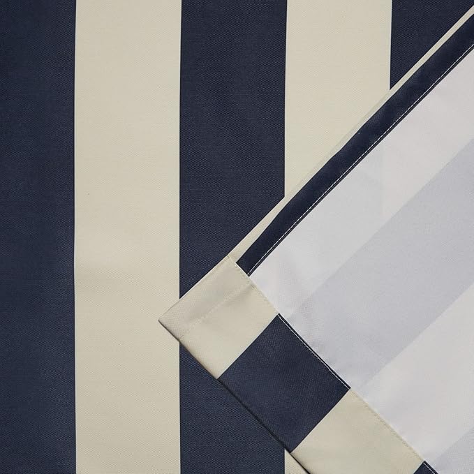 Exclusive Home Canopy Stripe Indoor/Outdoor Grommet Top Curtain Panel - Image 4