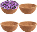 Y&M 4PCS 16" Round Coconut Fiber Liner Pre-Formed Replacement by YM