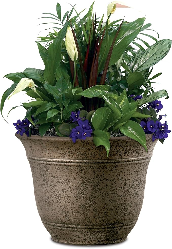The HC Companies Sierra Round Self-Watering Pot - Image 4