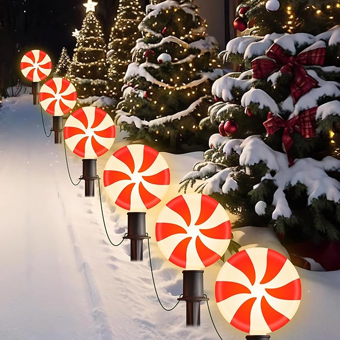 Ultimate Unicorn Christmas Lollipop Pathway Lights - Image 8