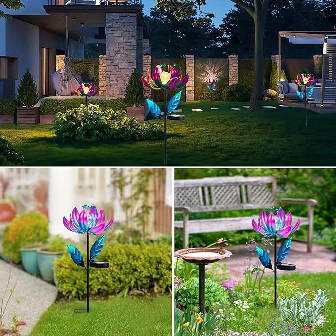Outdoor Garden Decor Solar Spinners Lights - Image 6