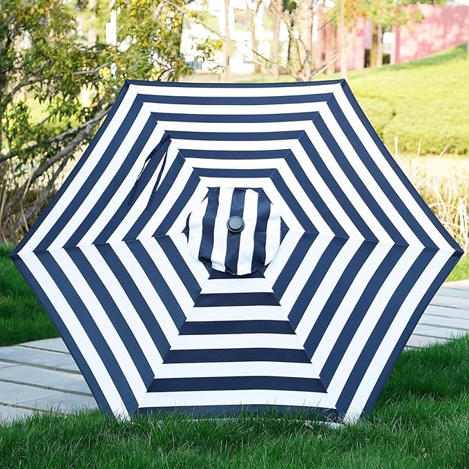 Blissun 7.5 ft Patio Umbrella, Yard Umbrella, Outdoor Market Umbrella - Image 4