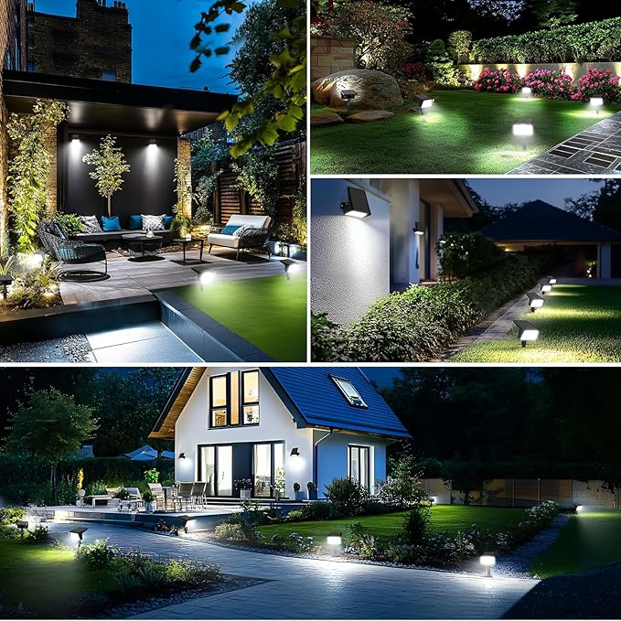 Solar Spot Lights Outdoor with 60 LED & Auto On/Off, 2 Pack Solar Lights - Image 8