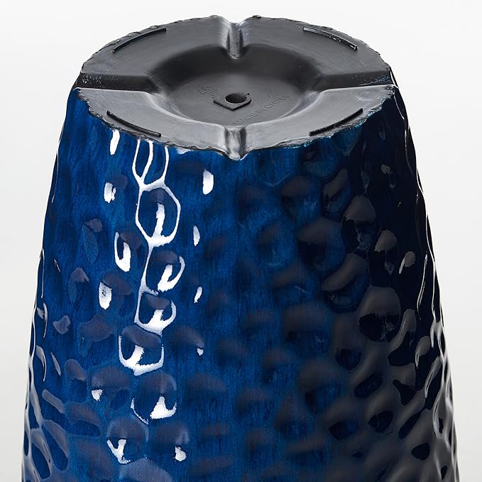 Glitzhome 23.75" H Oversized Tall Planter, Modern Set of 2 Honeycomb Textured - Image 8