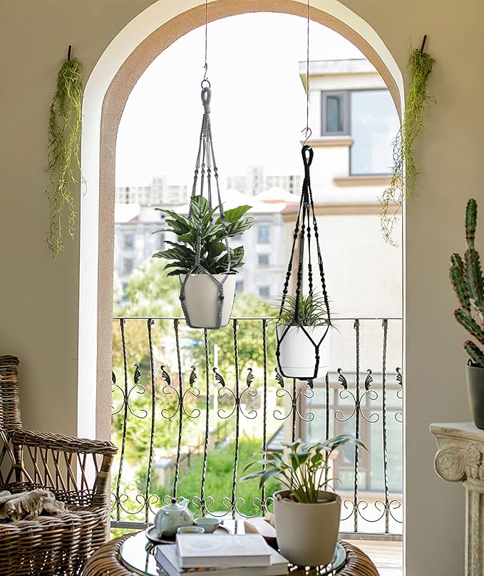 Macrame Plant Hanger Indoor Hanging - Image 3