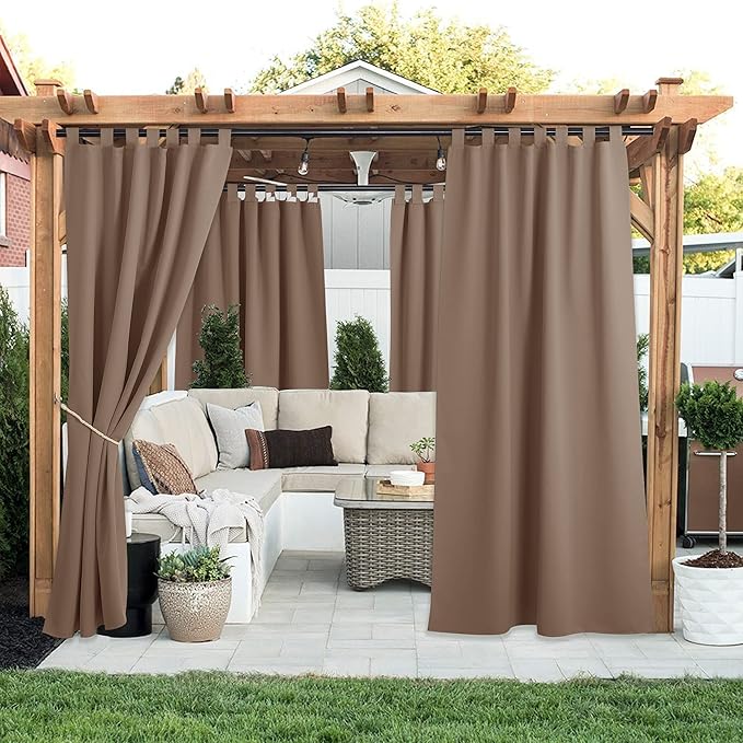 NICETOWN Porch Curtainss Outdoor Waterproof - Image 8