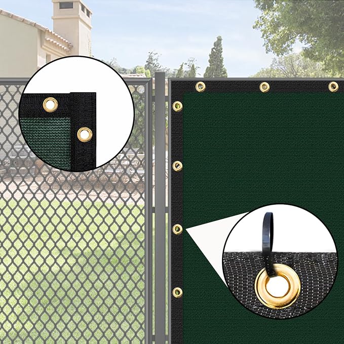 UPGRADE Privacy Screen 3' x 16' Fence Commercial Shade Cover - Image 4