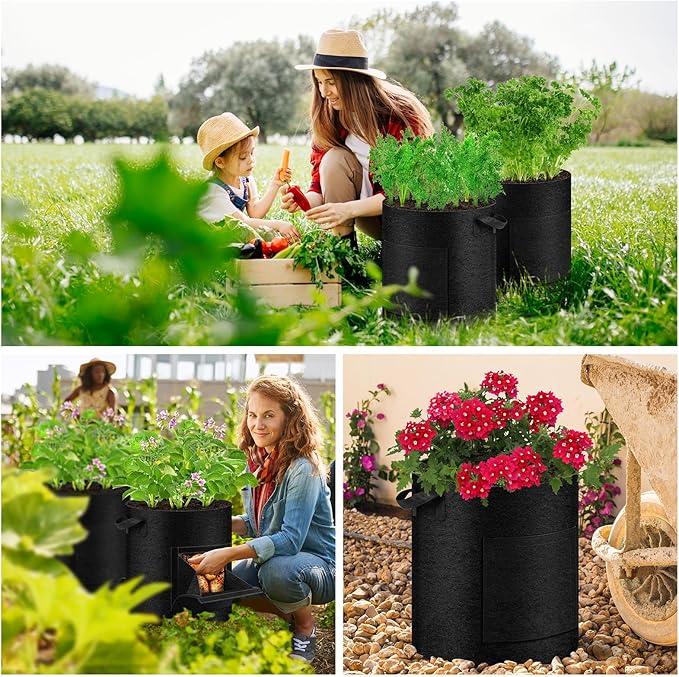 2 Pack 15 Gallon Potato Grow Bags - Image 7