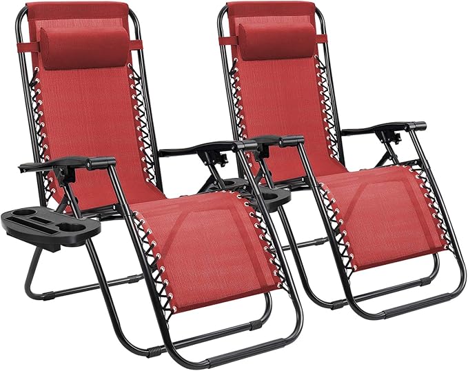 Homall Zero Gravity Patio Folding Lawn Reclining Lounge Chairs Outdoor Gravity by Homall