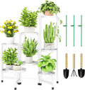 8 Tier Plant Stand Indoor, Tiered Plant Stand Outdoor by Cawukege