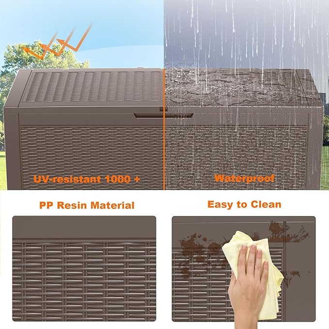 ROJIK Outdoor Storage Housing Deck Box - Image 3