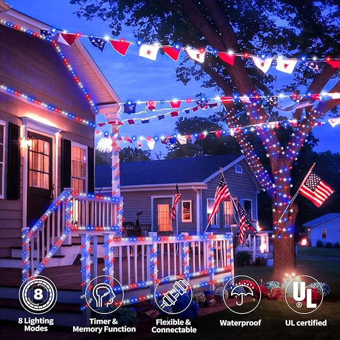 100ft LED Rope Lights Outdoor, 720 LED Connectable & Flexible Tube Lights - Image 3